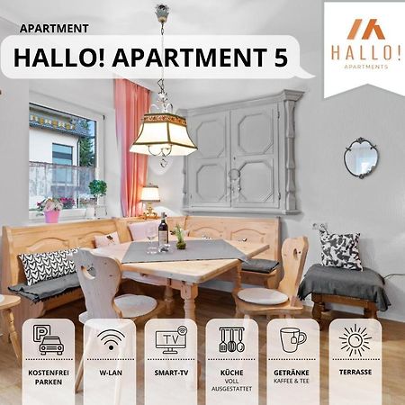 Sehr Grosse Ferienwohnung In Bester Lage Mit Grosser Sonnenterrasse L Innenstadtnaehe L 1 Minute Zum Bahnhof L Grosse Kueche L Tv L Extra-Wc L Free-Wlan L Willkommen Im Hallo!-Apartment 5 バート・ヴェリスホーフェン エクステリア 写真